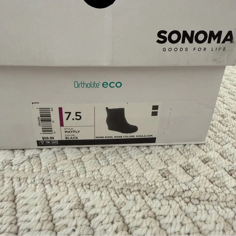 Sonoma Mayfly Wedge Booties - 7.5